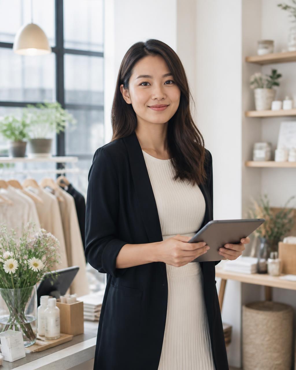 Business owner running her shop with Wonder